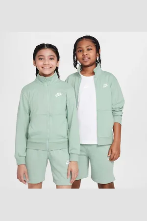 Nike Sportswear Club Chamarra de tejido Knit con cierre completo para niños talla grande