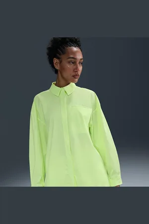 Nike Playera de manga larga Dri-FIT oversized para mujer 24.7 PerfectStretch