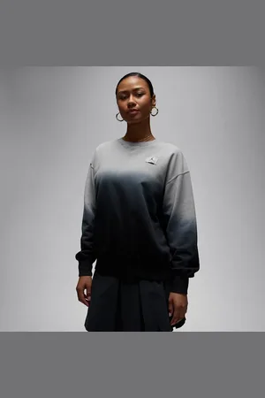 Nike Sudadera de cuello redondo de French Terry para mujer Jordan Flight Fleece