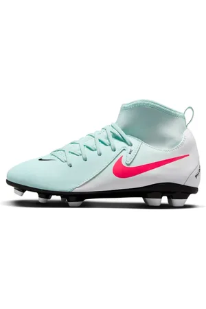 Nike Tacos de fútbol de corte high para terrenos múltiples para niños de preescolar y grandes Jr. Phantom Luna 2 Club