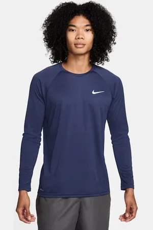 Nike Camiseta Hydroguard de natación de manga larga para hombre Essential