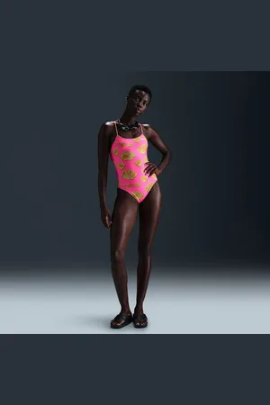 Nike Traje de baño recortado de una pieza para mujer Swim HydraStrong