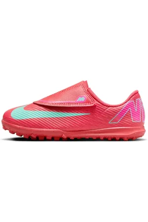 Nike Tacos de fútbol TF de corte low para niños de preescolar Jr. Mercurial Vapor 16 Club