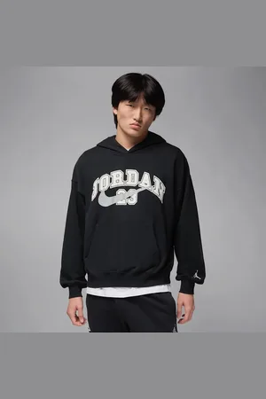Nike Sudadera con gorro sin cierre de French Terry oversized para hombre Jordan MVP