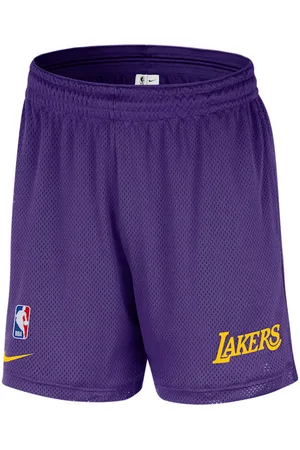Nike Shorts de malla de la NBA para hombre Los Angeles Lakers