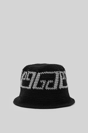 Pull&Bear Hombre Gorros - Gorro Bucket Con Cenefa Confeccionado En Encaje Crochet
