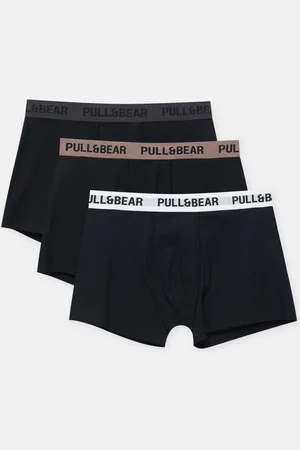 Pull&Bear Pack 3 Boxers Cintura Café