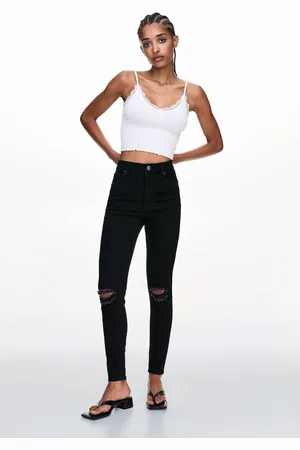 Pull&Bear Jeans Skinny Tiro Alto