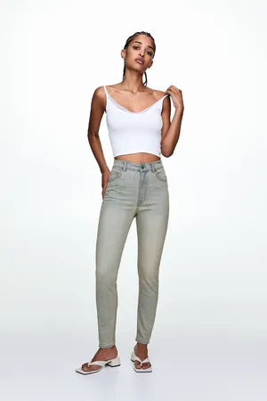 Pull&Bear Jeans Skinny Tiro Alto