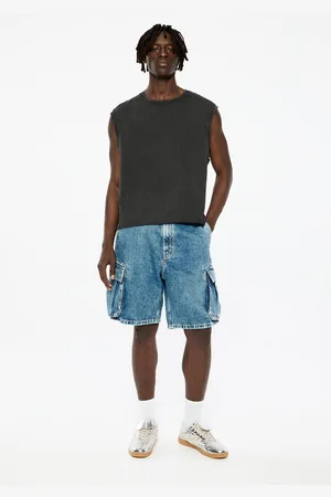 Pull&Bear Bermudas De Mezclilla Cargo
