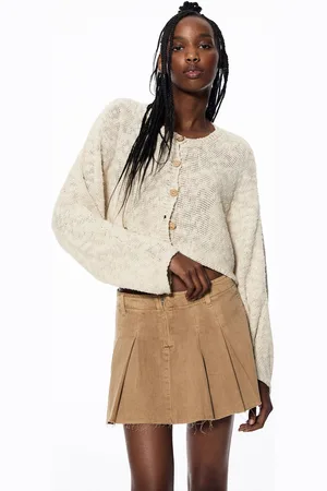 Pull&Bear Minifalda Mezclilla Tablones