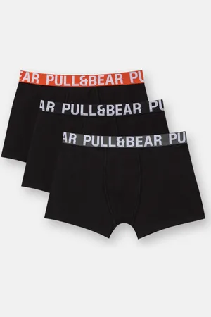 Pull&Bear Pack 3 Boxers Cintura Naranja
