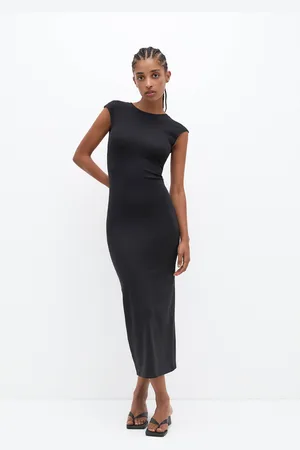 Pull&Bear Vestido Midi Espalda Descubierta