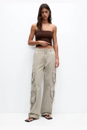 Pull&Bear Pantalón Cargo Cintas