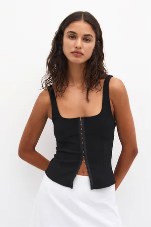 Pull&Bear Top Tipo Corset Tirantes