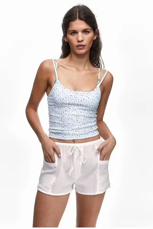 Pull&Bear Short Rústico Bambula