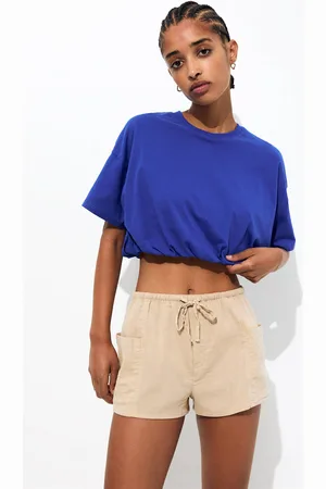 Pull&Bear Short Rústico Bambula