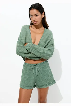 Pull&Bear Shorts Rústicos Arrugados