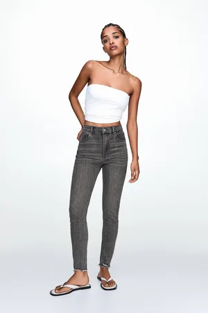 Pull&Bear Jeans Skinny Tiro Alto