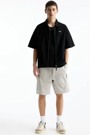 Pull&Bear Bermuda Cargo Cintura Elástica