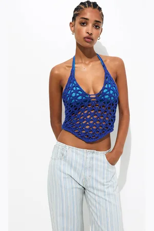 Pull&Bear Top Halter Crochet