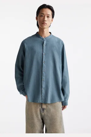 Pull&Bear Camisa Cuello Mao