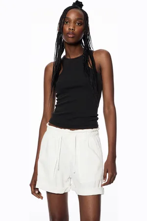 Pull&Bear Shorts Rústicos Paperbag
