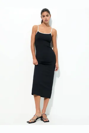 Pull&Bear Vestido Midi Tirantes Vivo