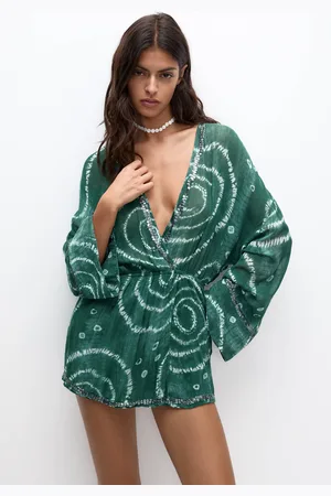 Pull&Bear Jumpsuit Corto Estampado