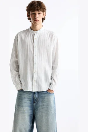 Pull&Bear Camisa Cuello Mao