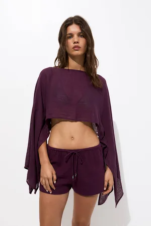 Pull&Bear Shorts Rústicos Con Lino
