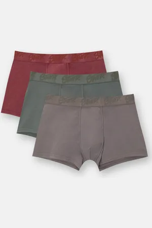 Pull&Bear Pack 3 Boxers Colores Lisos