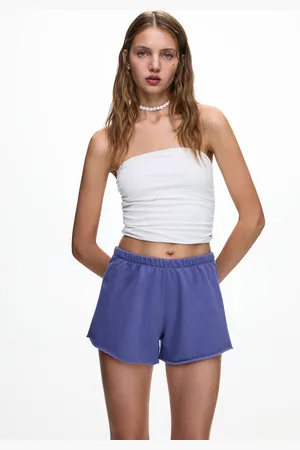 Pull&Bear Bermuda Jogger Chándal Bordado