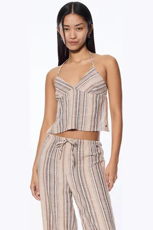 Pull&Bear Top Rayas Espalda Descubierta