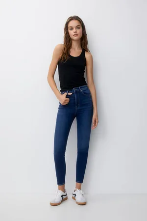 Pull&Bear Jeans Skinny Super Tiro Alto