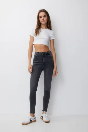 Pull&Bear Jeans Skinny Super Tiro Alto