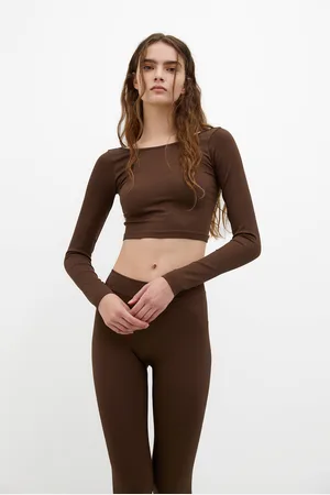 Pull&Bear Top Seamless Manga Larga