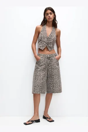 Pull&Bear Jorts Leopardo