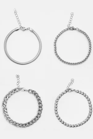 Pull&Bear Pack Pulseras Metalizadas