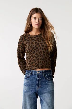 Pull&Bear Suéter Leopardo