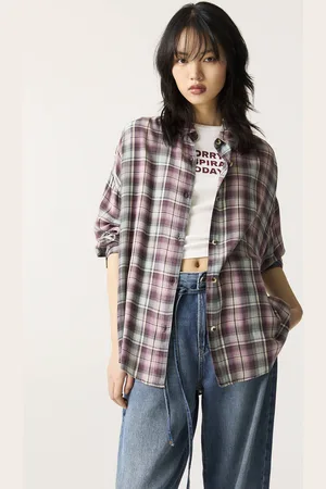 Pull&Bear Camisa Cuadros Fluida
