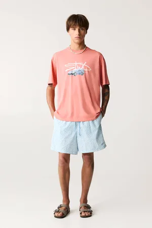 Pull&Bear Traje De Baño Estampado Floral Cordón