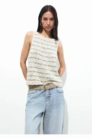 Pull&Bear Top Punto Desagujado