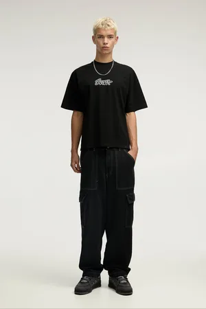 Pull&Bear Pantalón Cargo Efecto Lavado