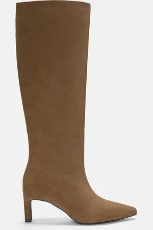Pull&Bear Botas De Tacón Fino Piel