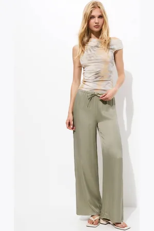 Pull&Bear Pantalón Fluido Satinado