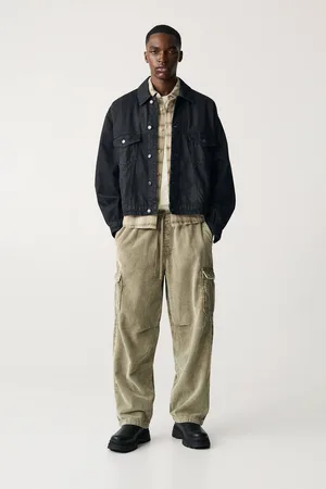 Pull&Bear Pantalón Cargo Pana