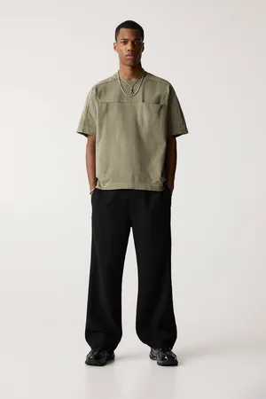 Pull&Bear Pantalón Jogger Tejido Plisado