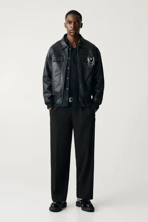 Pull&Bear Pantalón Tailoring P&B Black Label