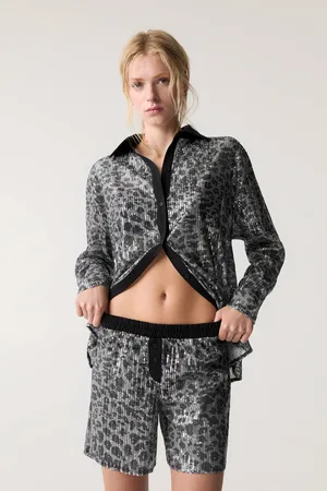 Pull&Bear Short Bóxer Lentejuelas